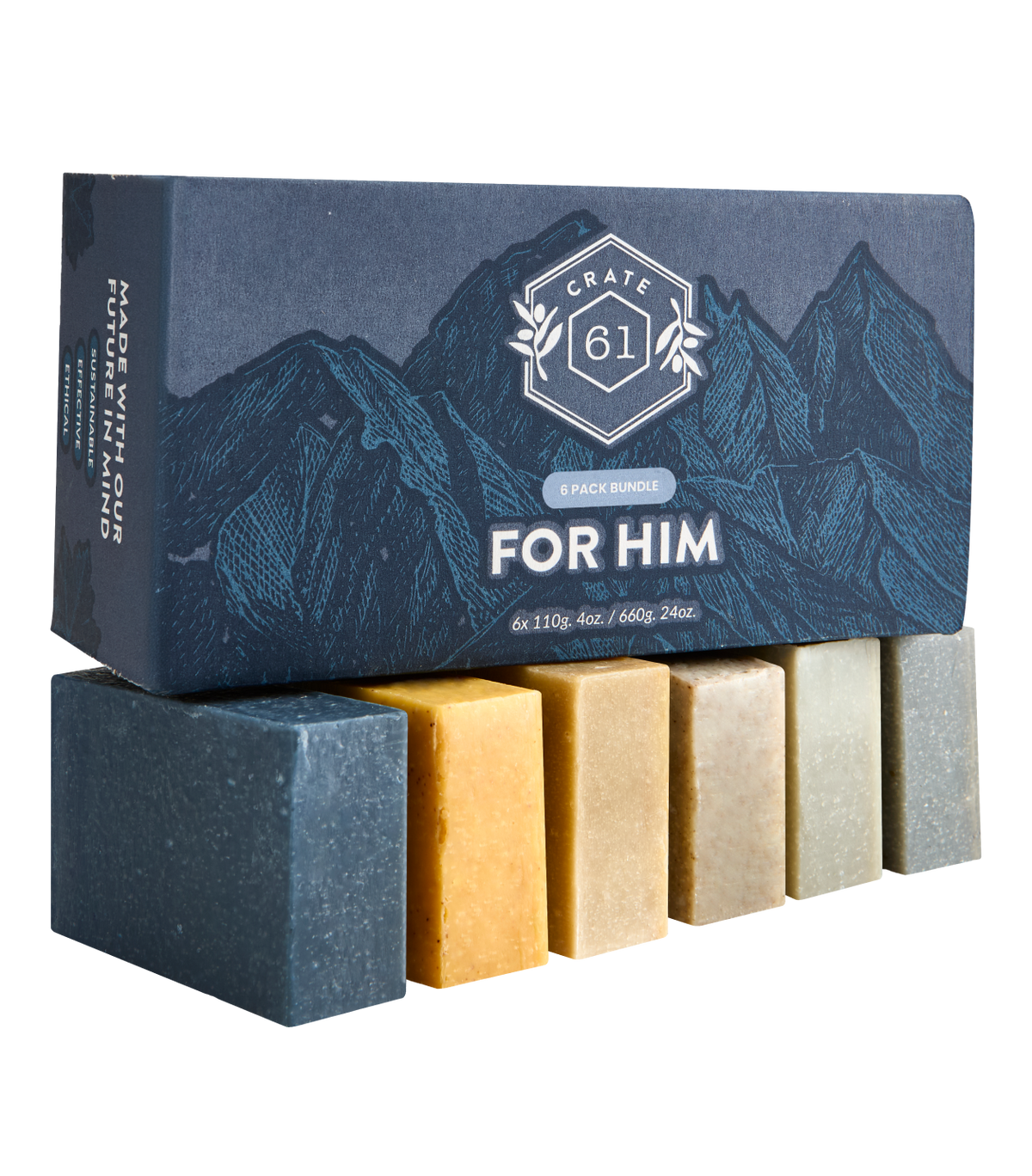Crate 61 Organics For Him 手工皂 套裝｜日常生活及個人護理 | 海外代購-手工皂-FIT MART 香港智能健康及運動生活用品專門店：筋膜槍、瑜伽輔助工具、智能健身設備