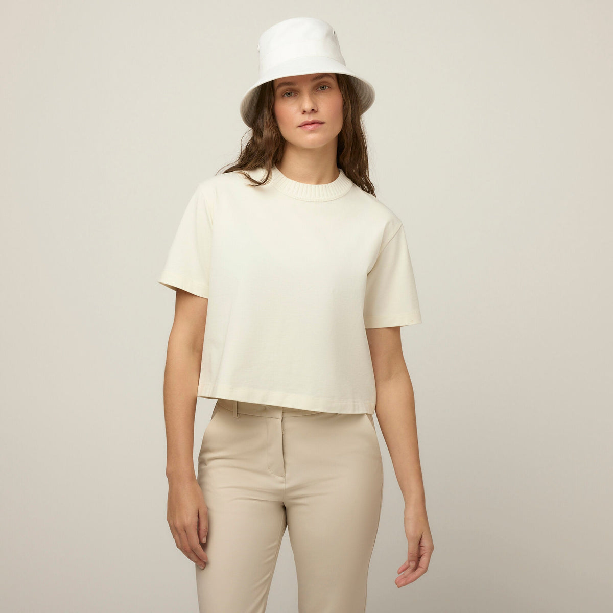Tilley Rib Neckline Cropped T 恤｜戶外運動及日常生活 | 海外代購-戶外服飾-FIT MART 香港智能健康及運動生活用品專門店：筋膜槍、瑜伽輔助工具、智能健身設備