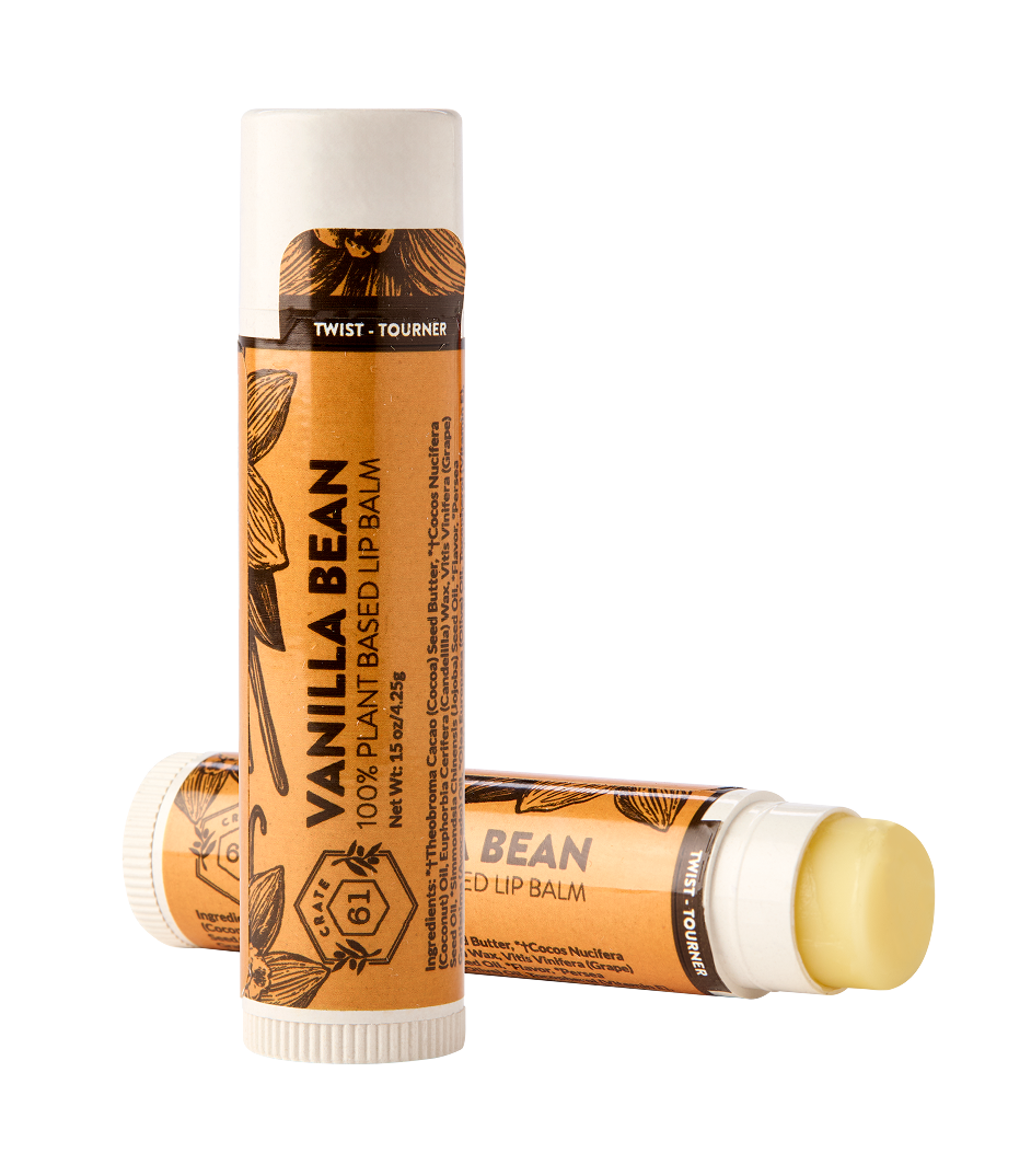 Crate 61 Organics Vanilla Bean 潤唇膏｜日常生活及個人護理 | 海外代購-潤唇膏-FIT MART 香港智能健康及運動生活用品專門店：筋膜槍、瑜伽輔助工具、智能健身設備