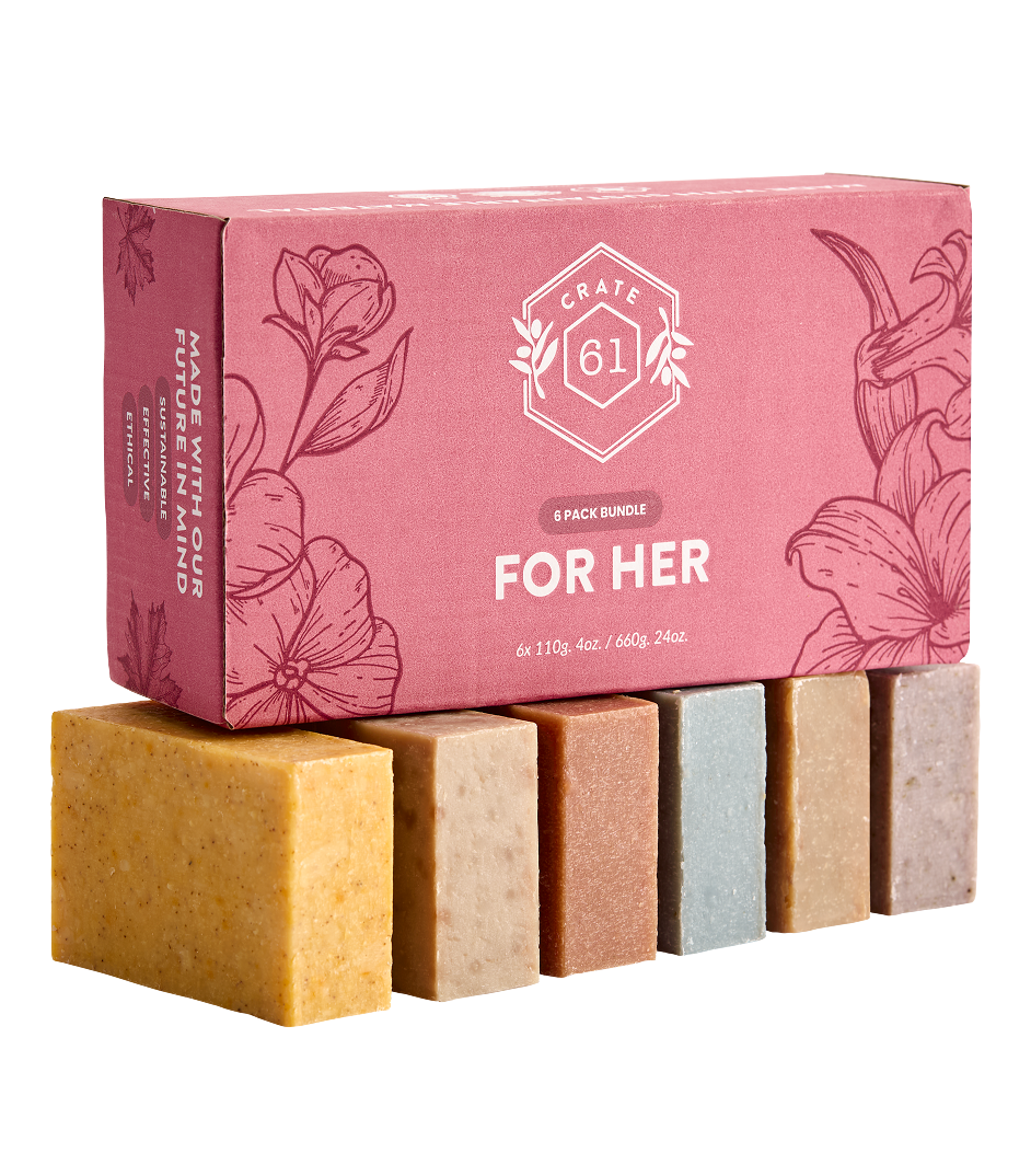 Crate 61 Organics For Her 手工皂 套裝｜日常生活及個人護理 | 海外代購-手工皂-FIT MART 香港智能健康及運動生活用品專門店：筋膜槍、瑜伽輔助工具、智能健身設備