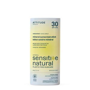 【健康生活精選】ATTITUDE Sunscreen Stick｜SPF 30 敏感肌 | 海外代購-防曬及曬後護理-FIT MART 香港智能健康及運動生活用品專門店：筋膜槍、瑜伽輔助工具、智能健身設備