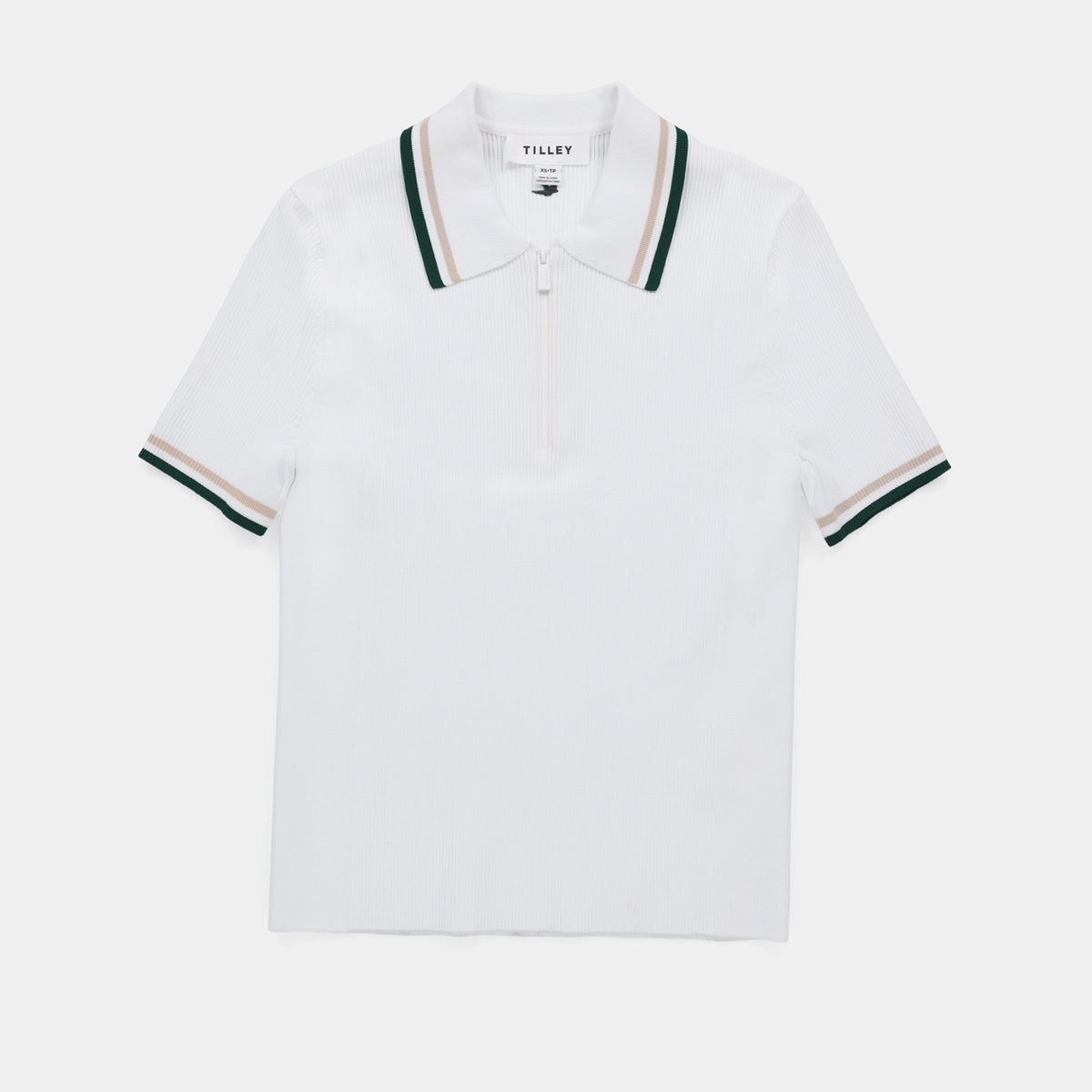 Tilley Stripe Zip Polo 恤｜戶外運動及日常生活 | 海外代購-戶外服飾-FIT MART 香港智能健康及運動生活用品專門店：筋膜槍、瑜伽輔助工具、智能健身設備