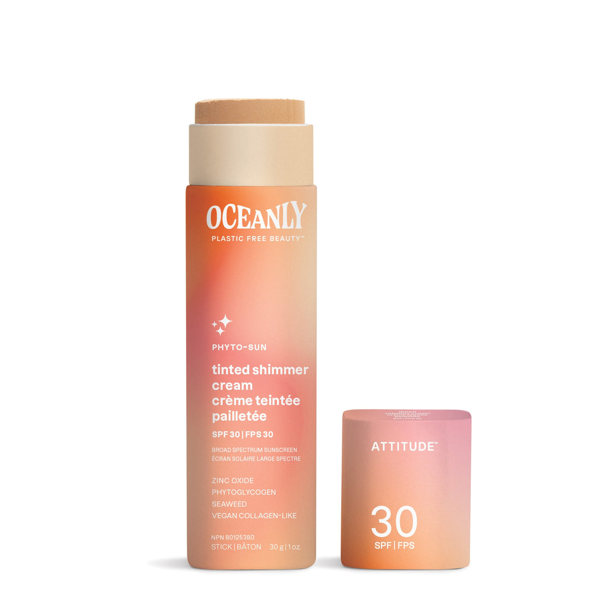 【健康生活精選】ATTITUDE Tinted Shimmer Cream｜SPF 30｜防曬及曬後護理 | 海外代購-防曬及曬後護理-FIT MART 香港智能健康及運動生活用品專門店：筋膜槍、瑜伽輔助工具、智能健身設備