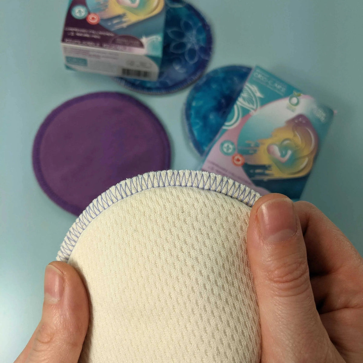 Öko Créations Compresses d'Allaitement Imparfaites (pqt 2) 可重用生活用品｜日常生活及個人護理 | 海外代購-可洗哺乳墊-FIT MART 香港智能健康及運動生活用品專門店：筋膜槍、瑜伽輔助工具、智能健身設備