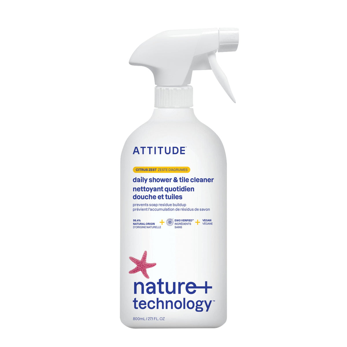 【健康生活精選】ATTITUDE Shower Tile Cleaner｜家用清潔產品 | 海外代購-家用清潔產品-FIT MART 香港智能健康及運動生活用品專門店：筋膜槍、瑜伽輔助工具、智能健身設備