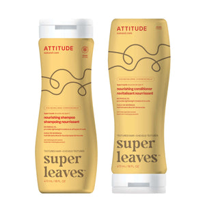 【健康生活精選】ATTITUDE Nourishing Hair 雙件裝｜Curly Hair | 海外代購-頭髮護理-FIT MART 香港智能健康及運動生活用品專門店：筋膜槍、瑜伽輔助工具、智能健身設備
