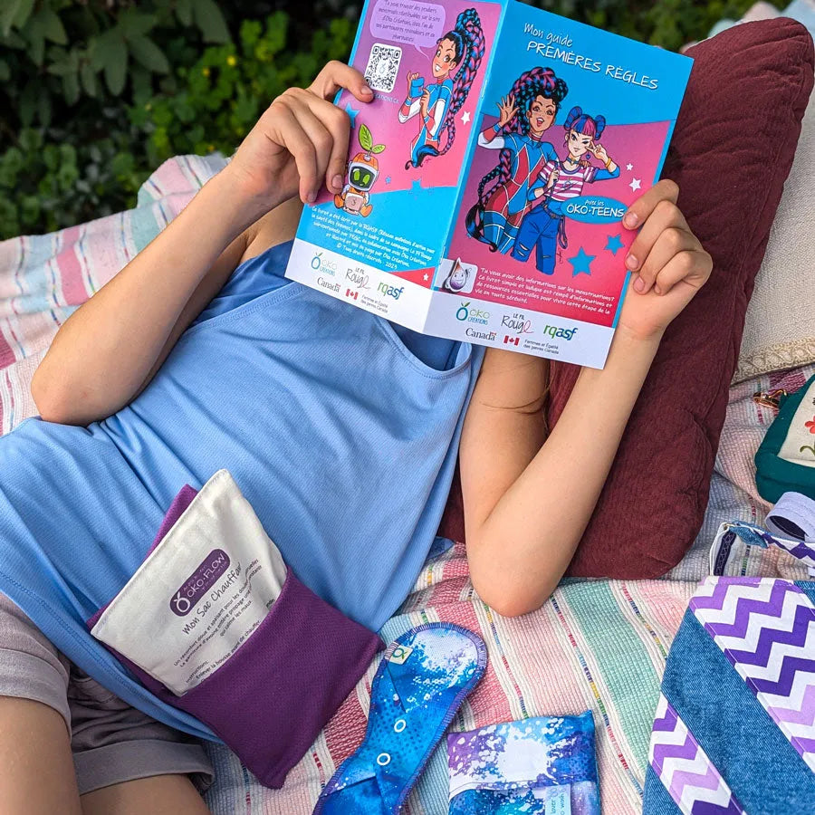 Öko Créations Kit Bienveillant | Mes Premières Menstruations 可重用生活用品｜日常生活及個人護理 | 海外代購-可重用個人及生活用品-FIT MART 香港智能健康及運動生活用品專門店：筋膜槍、瑜伽輔助工具、智能健身設備