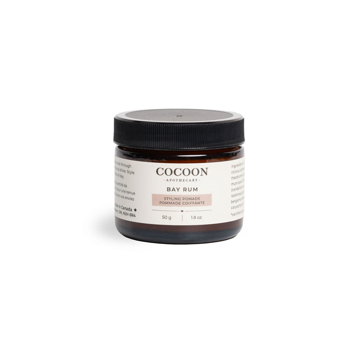 Cocoon Apothecary Bay Rum Styling Pomade 護膚用品｜日常生活及個人護理 | 海外代購-護膚及個人護理用品-FIT MART 香港智能健康及運動生活用品專門店：筋膜槍、瑜伽輔助工具、智能健身設備