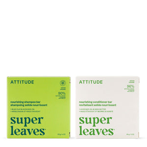 【健康生活精選】ATTITUDE Nourishing Hair 雙件裝｜Bar | 海外代購-頭髮護理-FIT MART 香港智能健康及運動生活用品專門店：筋膜槍、瑜伽輔助工具、智能健身設備