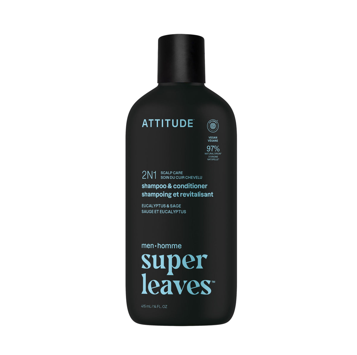 【健康生活精選】ATTITUDE 2｜in｜1 Men 洗頭水 & 護髮素 | 海外代購-頭髮護理-FIT MART 香港智能健康及運動生活用品專門店：筋膜槍、瑜伽輔助工具、智能健身設備