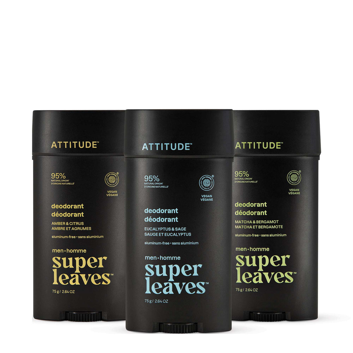 【健康生活精選】ATTITUDE Men 體香膏 3｜Pack | 海外代購-身體護理-FIT MART 香港智能健康及運動生活用品專門店：筋膜槍、瑜伽輔助工具、智能健身設備