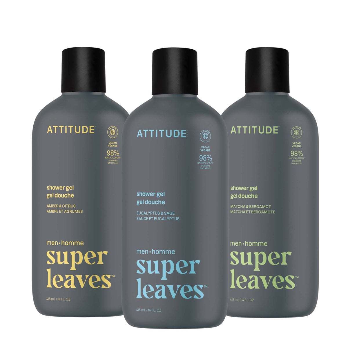 【健康生活精選】ATTITUDE Men 沐浴露 Trio | 海外代購-沐浴用品-FIT MART 香港智能健康及運動生活用品專門店：筋膜槍、瑜伽輔助工具、智能健身設備