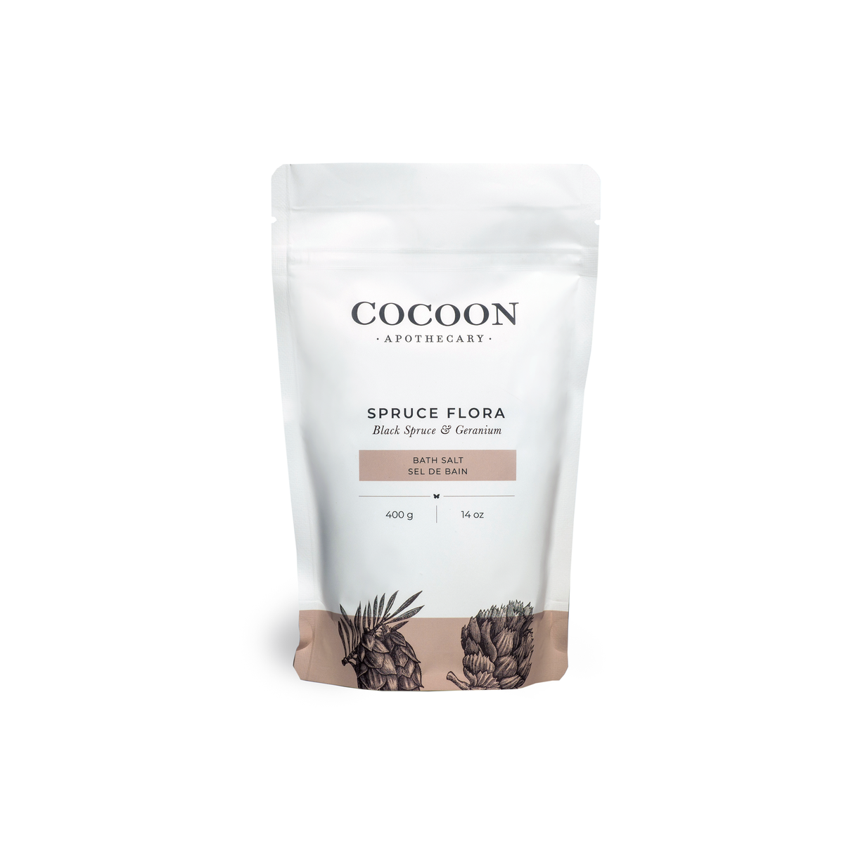 Cocoon Apothecary Spruce Flora 浴鹽s｜日常生活及個人護理 | 海外代購-浴鹽-FIT MART 香港智能健康及運動生活用品專門店：筋膜槍、瑜伽輔助工具、智能健身設備