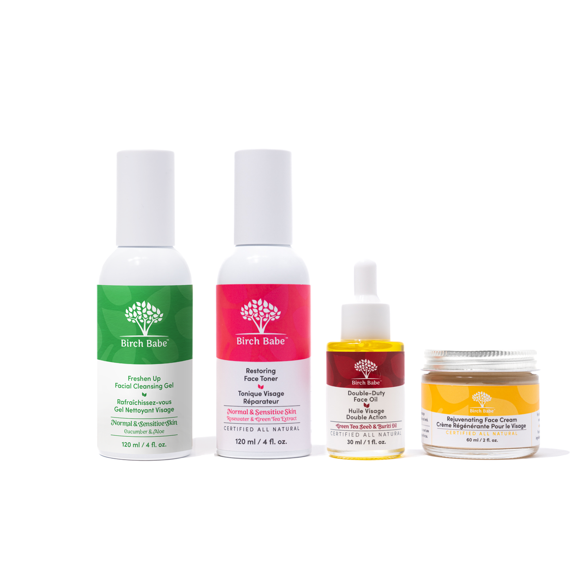【日常健康生活】Birch Babe 4 Step Skincare 套裝｜Dry to Mature Skin | 海外代購-護膚及個人護理用品-FIT MART 香港智能健康及運動生活用品專門店：筋膜槍、瑜伽輔助工具、智能健身設備