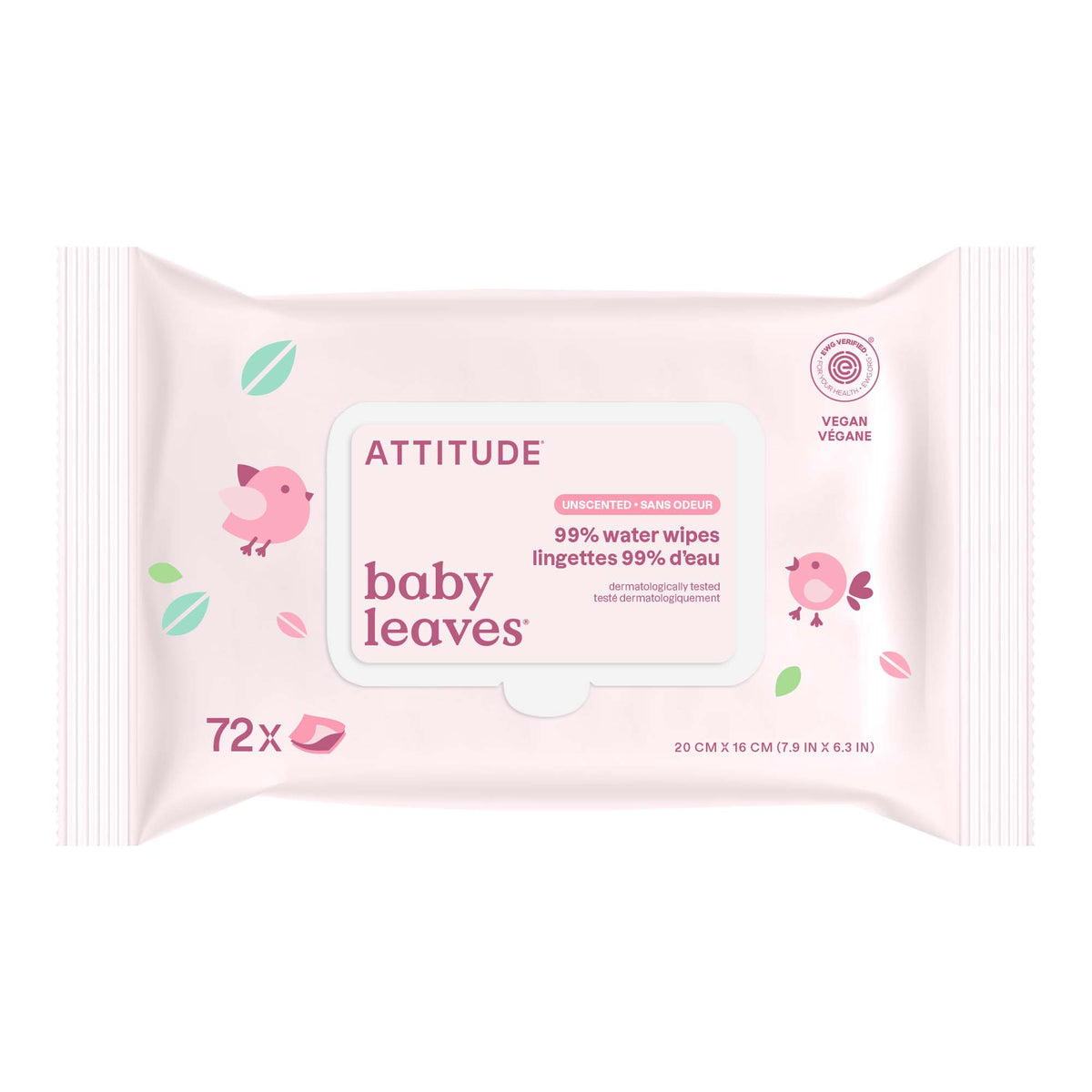 【健康生活精選】ATTITUDE 嬰兒濕紙巾｜99% Water | 海外代購-母嬰護理-FIT MART 香港智能健康及運動生活用品專門店：筋膜槍、瑜伽輔助工具、智能健身設備