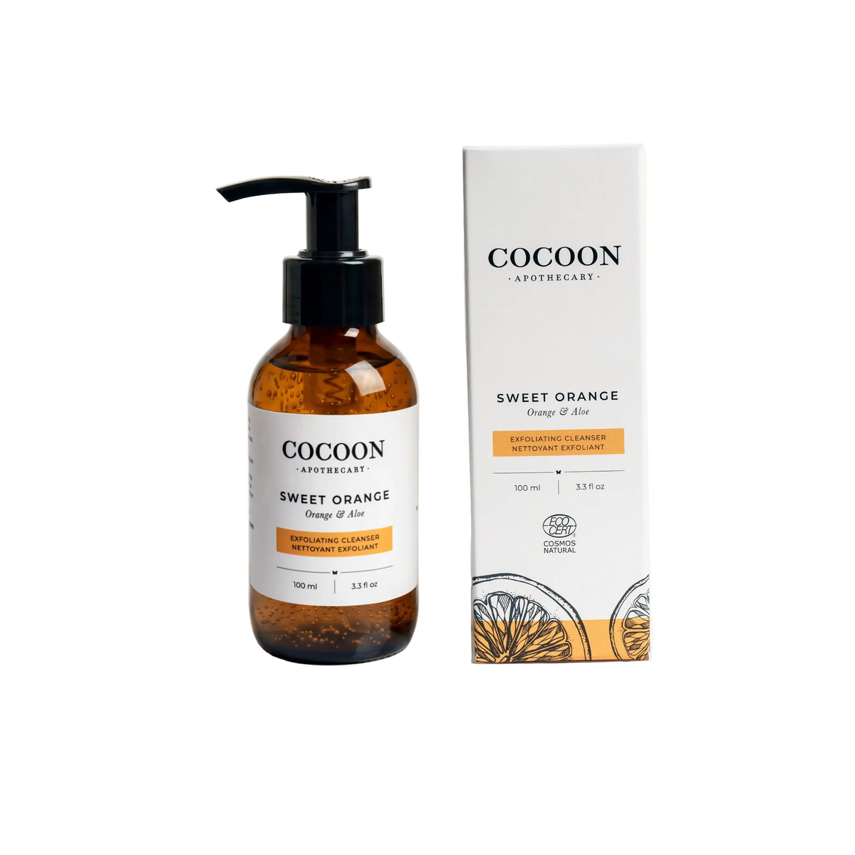 Cocoon Apothecary Sweet Orange Exfoliating 潔面乳｜日常生活及個人護理 | 海外代購-潔面用品-FIT MART 香港智能健康及運動生活用品專門店：筋膜槍、瑜伽輔助工具、智能健身設備
