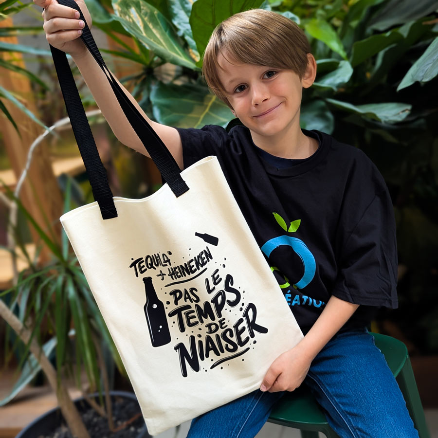 Öko Créations Sacs d’icitte | Tequila Heineken｜Pas le Temps de Niaiser! 可重用生活用品｜日常生活及個人護理 | 海外代購-可重用個人及生活用品-FIT MART 香港智能健康及運動生活用品專門店：筋膜槍、瑜伽輔助工具、智能健身設備