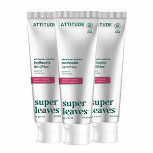 【健康生活精選】ATTITUDE Fluoride 牙膏 3｜Pack | 海外代購-口腔護理-FIT MART 香港智能健康及運動生活用品專門店：筋膜槍、瑜伽輔助工具、智能健身設備