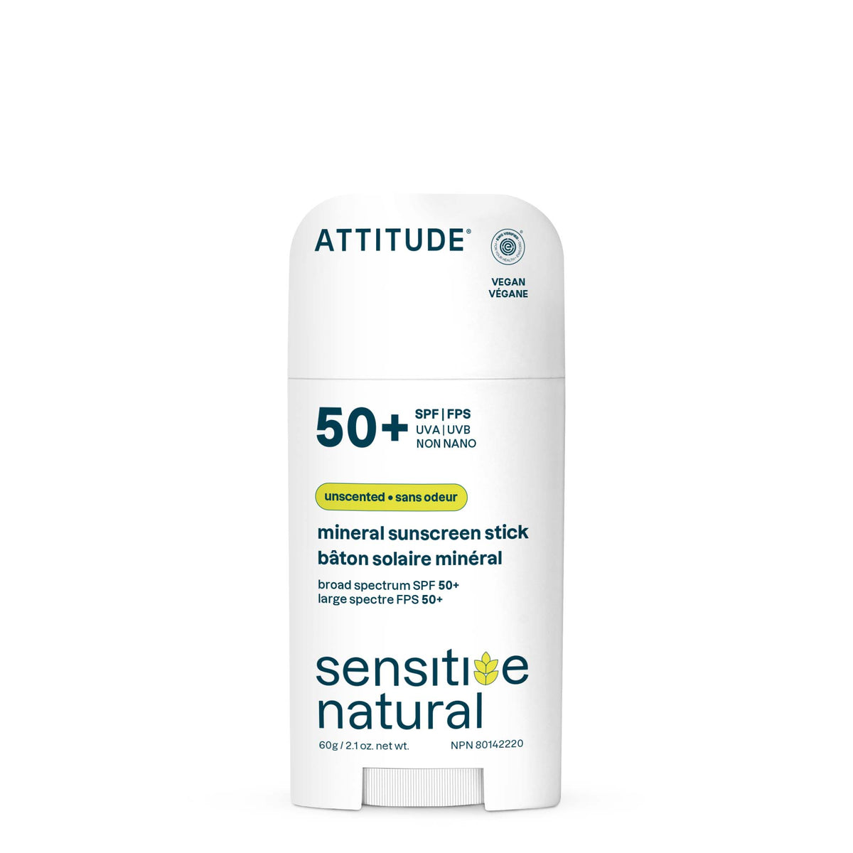 【健康生活精選】ATTITUDE 礦物 Sunscreen Stick｜SPF 50 敏感肌 | 海外代購-防曬及曬後護理-FIT MART 香港智能健康及運動生活用品專門店：筋膜槍、瑜伽輔助工具、智能健身設備