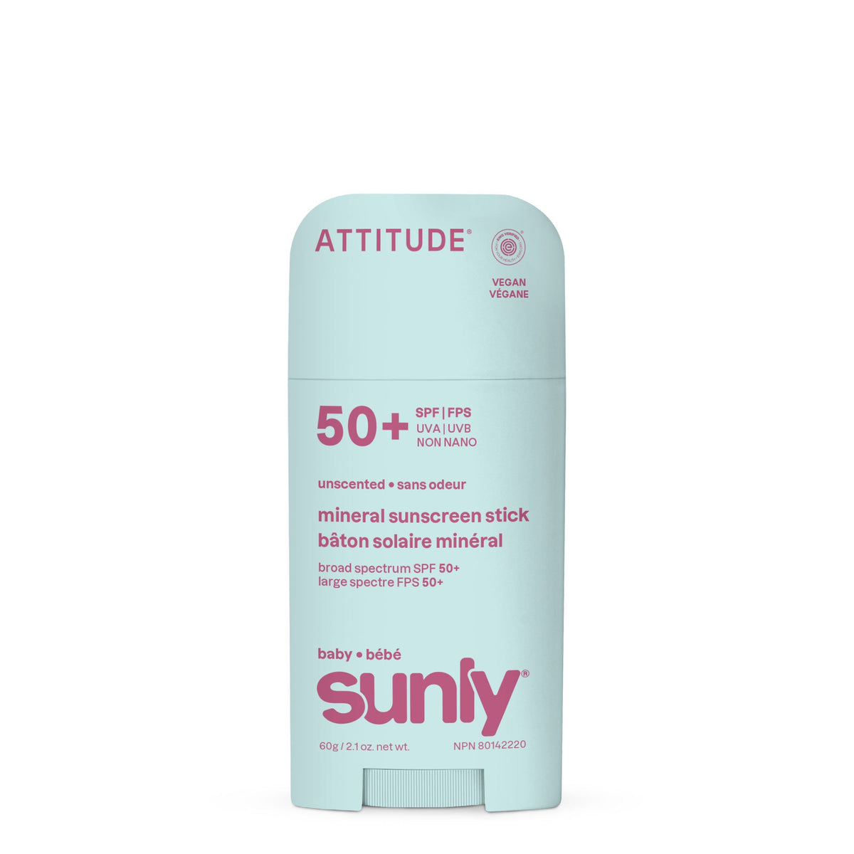 【健康生活精選】ATTITUDE Baby 礦物 Sunscreen Stick｜SPF 50 | 海外代購-母嬰護理-FIT MART 香港智能健康及運動生活用品專門店：筋膜槍、瑜伽輔助工具、智能健身設備