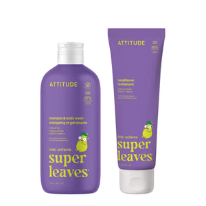 【健康生活精選】ATTITUDE Kids Shower 雙件裝 + 護髮素 | 海外代購-母嬰護理-FIT MART 香港智能健康及運動生活用品專門店：筋膜槍、瑜伽輔助工具、智能健身設備