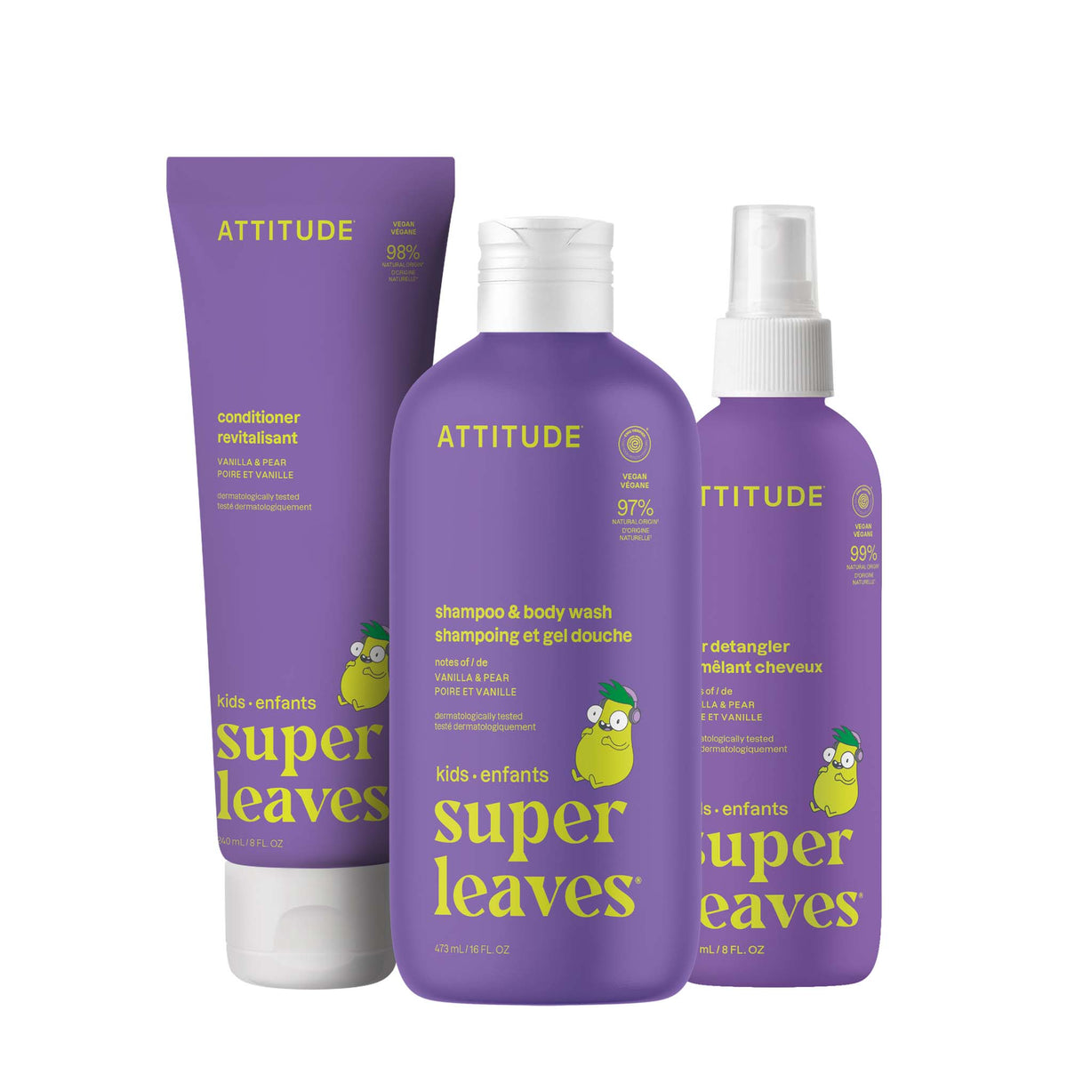 【健康生活精選】ATTITUDE Kids Hair Care Routine Softness & Shine｜母嬰護理 | 海外代購-母嬰護理-FIT MART 香港智能健康及運動生活用品專門店：筋膜槍、瑜伽輔助工具、智能健身設備