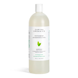 【日常健康生活】Carina Organics 薄荷 洗頭沐浴露 | 海外代購-洗頭及沐浴護理-FIT MART 香港智能健康及運動生活用品專門店：筋膜槍、瑜伽輔助工具、智能健身設備