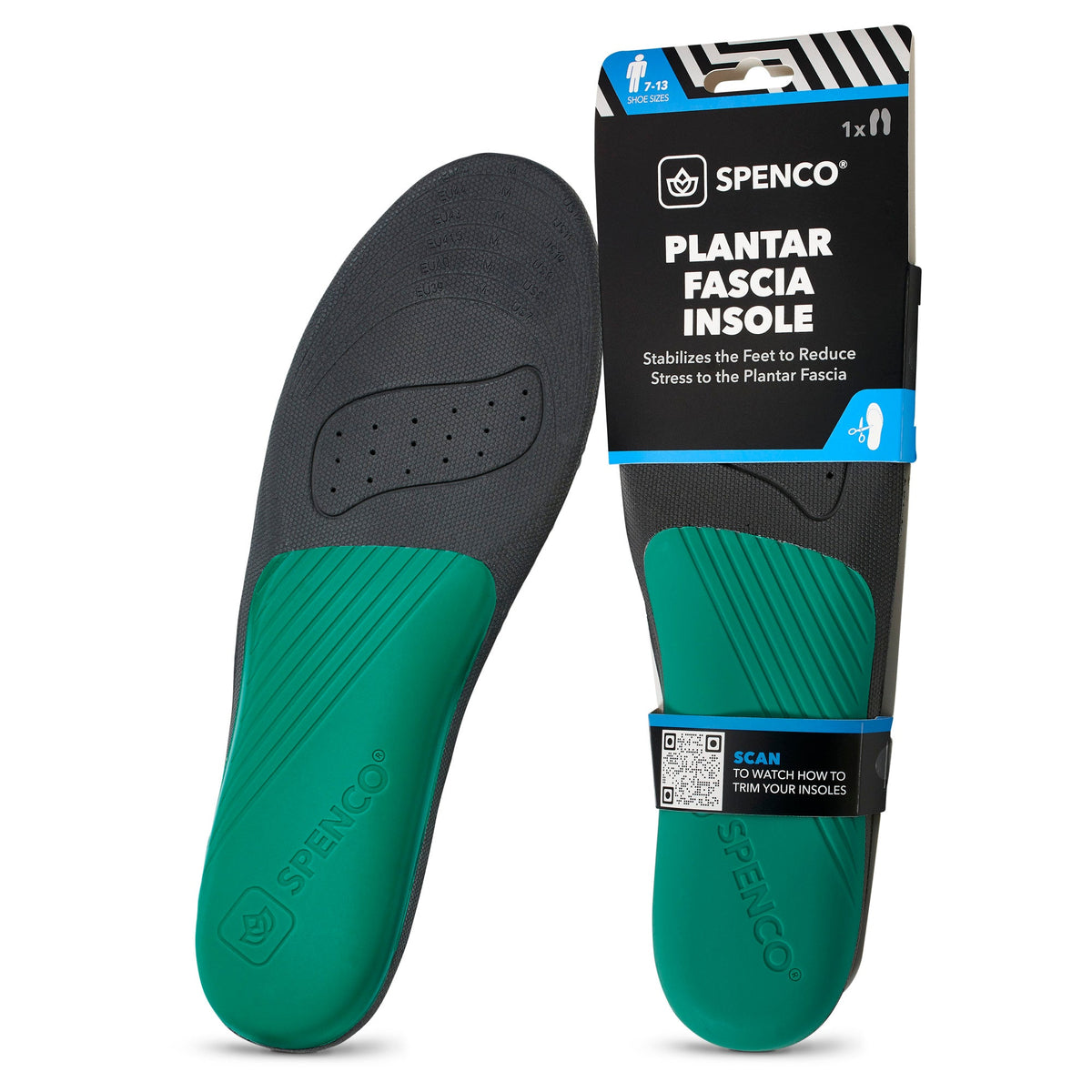 【運動及日常支撐】Spenco Plantar Fascia Insole Trim-to-Fit 鞋墊 | 海外代購-鞋墊-FIT MART 香港智能健康及運動生活用品專門店：筋膜槍、瑜伽輔助工具、智能健身設備