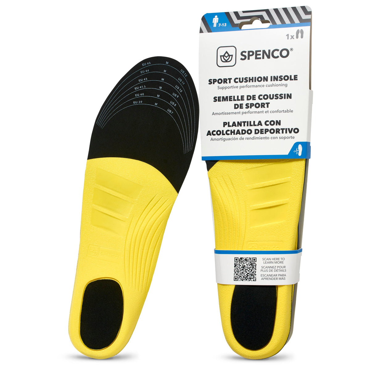 【運動及日常支撐】Spenco Sport Cushion Insole Trim-to-Fit 鞋墊 | 海外代購-鞋墊-FIT MART 香港智能健康及運動生活用品專門店：筋膜槍、瑜伽輔助工具、智能健身設備