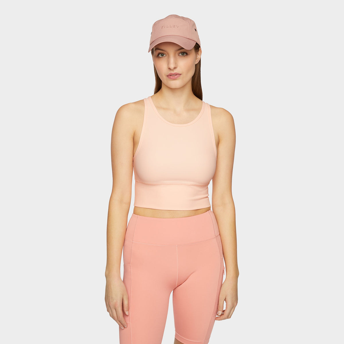 Tilley Fitted Rib Cropped Tank 上衣｜戶外運動及日常生活 | 海外代購-戶外服飾-FIT MART 香港智能健康及運動生活用品專門店：筋膜槍、瑜伽輔助工具、智能健身設備