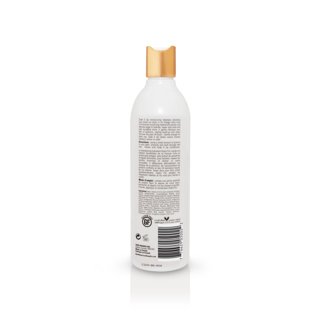【日常健康生活】Hush Brands North American Hemp Co. Soak It Up｜保濕 洗頭水｜342ml | 海外代購-頭髮護理-FIT MART 香港智能健康及運動生活用品專門店：筋膜槍、瑜伽輔助工具、智能健身設備