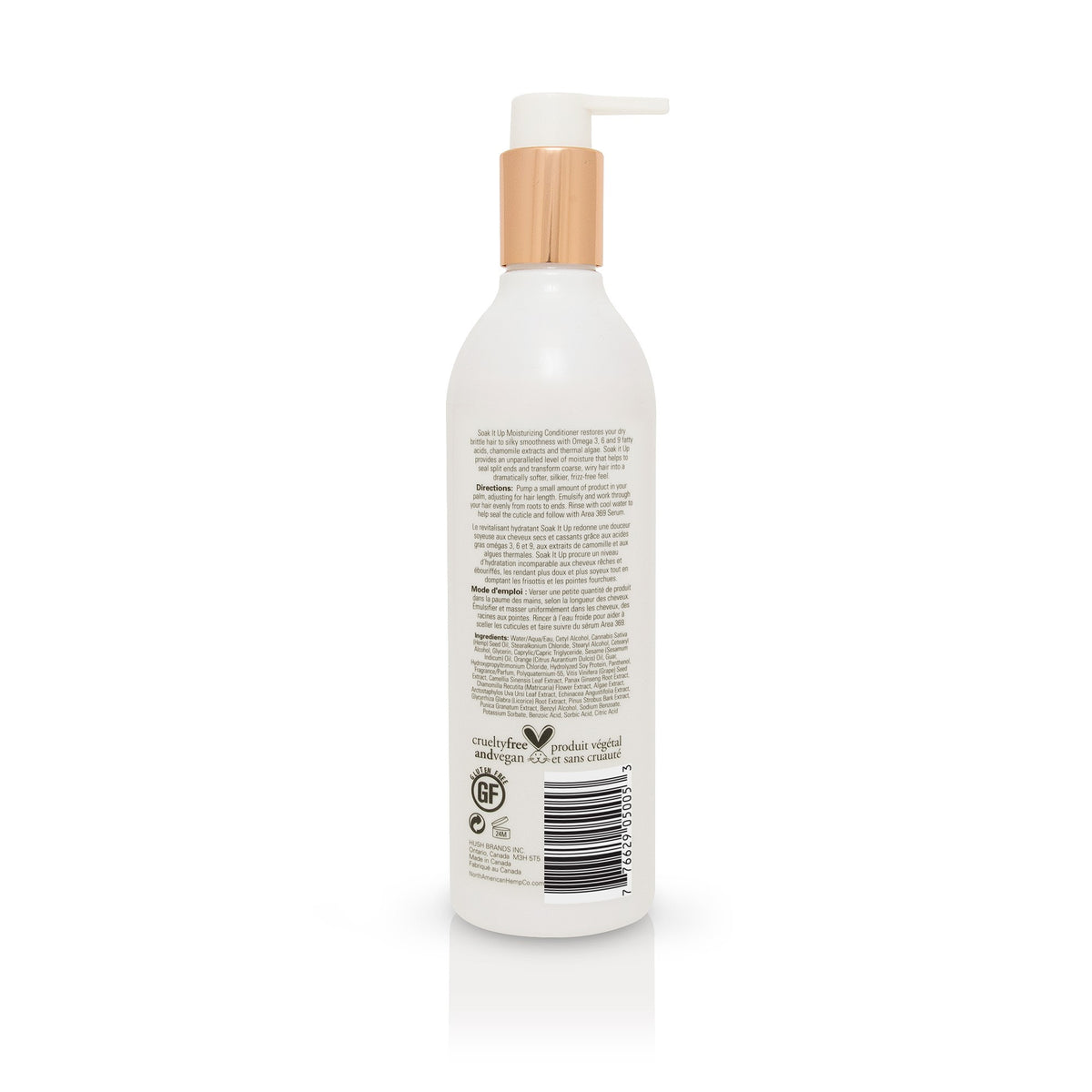 【日常健康生活】Hush Brands North American Hemp Co. Soak It Up｜保濕 護髮素｜342ml | 海外代購-頭髮護理-FIT MART 香港智能健康及運動生活用品專門店：筋膜槍、瑜伽輔助工具、智能健身設備