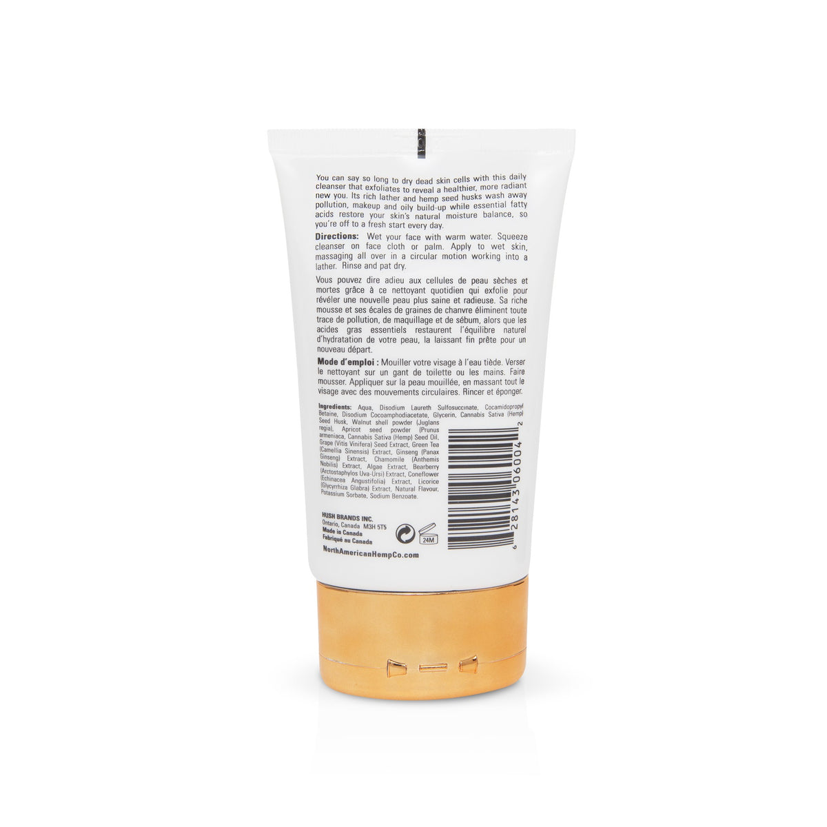 【日常健康生活】Hush Brands North American Hemp Co. Hemp Seed 磨砂 面部磨砂｜142ml | 海外代購-磨砂護理-FIT MART 香港智能健康及運動生活用品專門店：筋膜槍、瑜伽輔助工具、智能健身設備