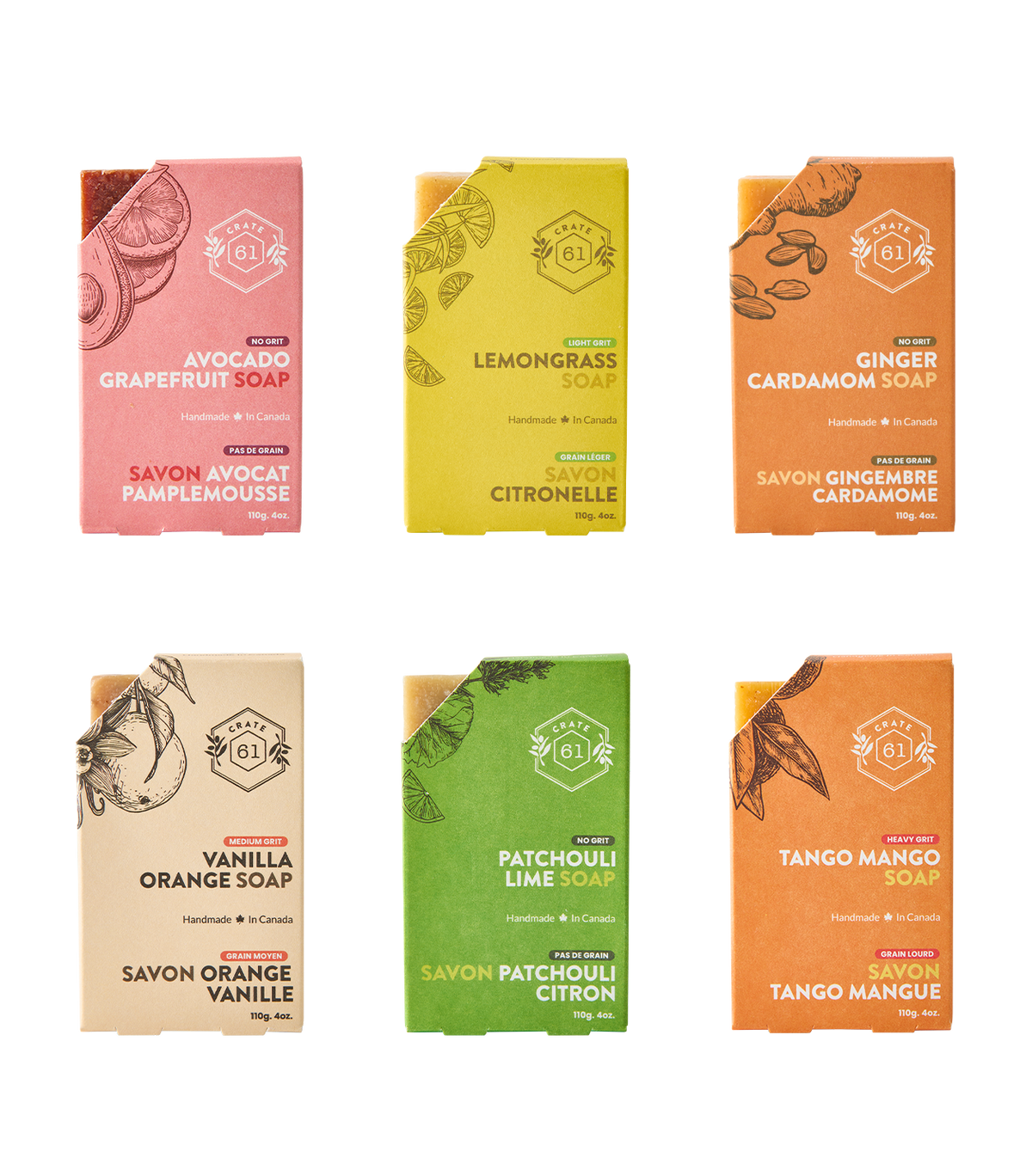 Crate 61 Organics Citrus 手工皂 套裝｜日常生活及個人護理 | 海外代購-手工皂-FIT MART 香港智能健康及運動生活用品專門店：筋膜槍、瑜伽輔助工具、智能健身設備