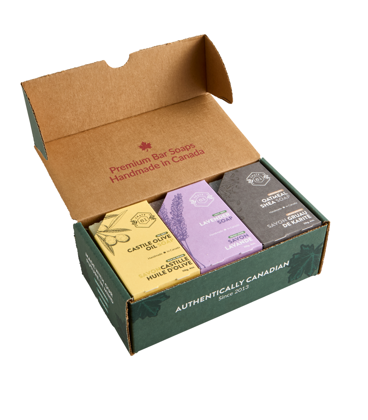 Crate 61 Organics Dry Skin 手工皂 套裝｜日常生活及個人護理 | 海外代購-手工皂-FIT MART 香港智能健康及運動生活用品專門店：筋膜槍、瑜伽輔助工具、智能健身設備