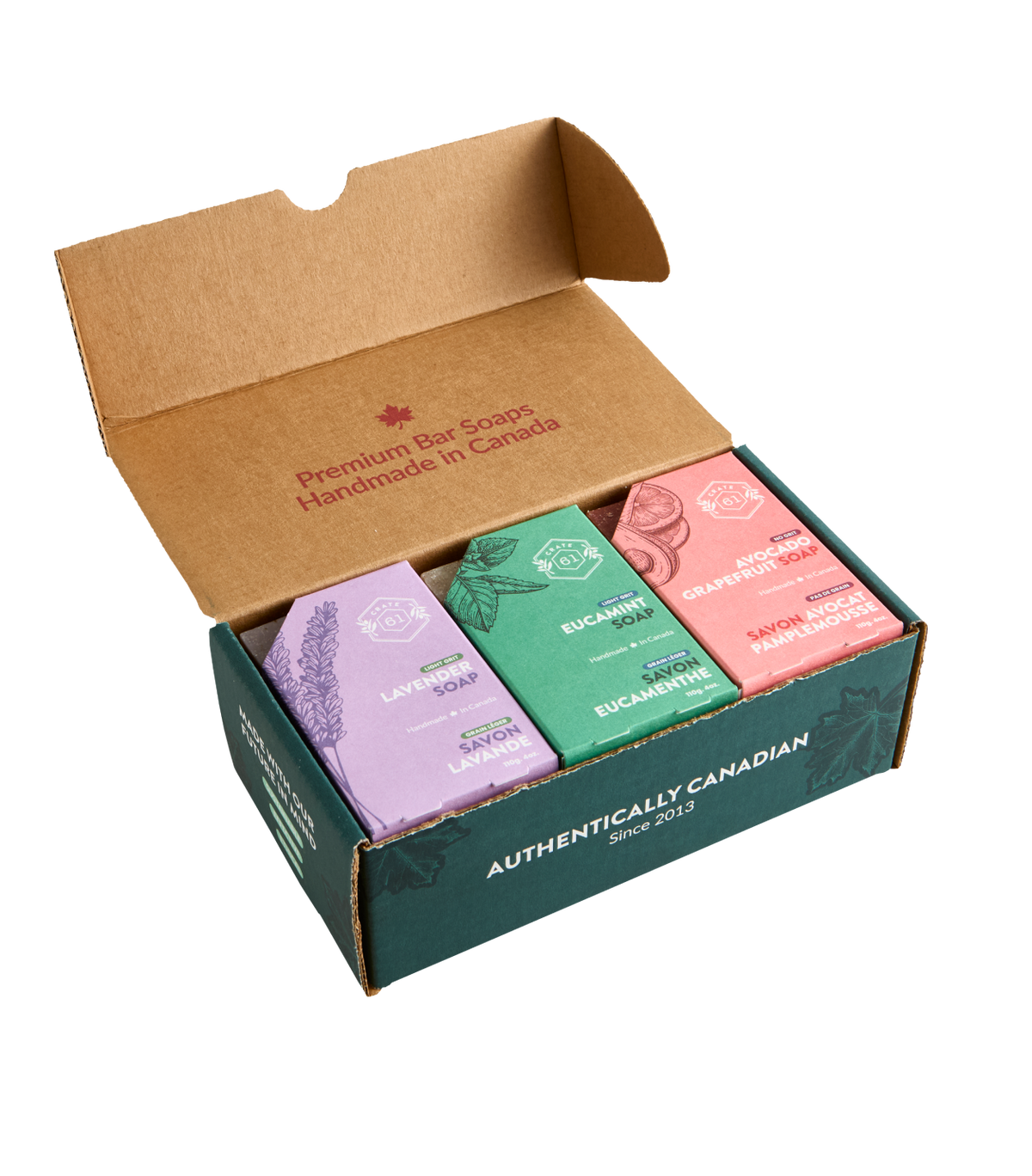 Crate 61 Organics Most Popular 手工皂 套裝｜日常生活及個人護理 | 海外代購-手工皂-FIT MART 香港智能健康及運動生活用品專門店：筋膜槍、瑜伽輔助工具、智能健身設備