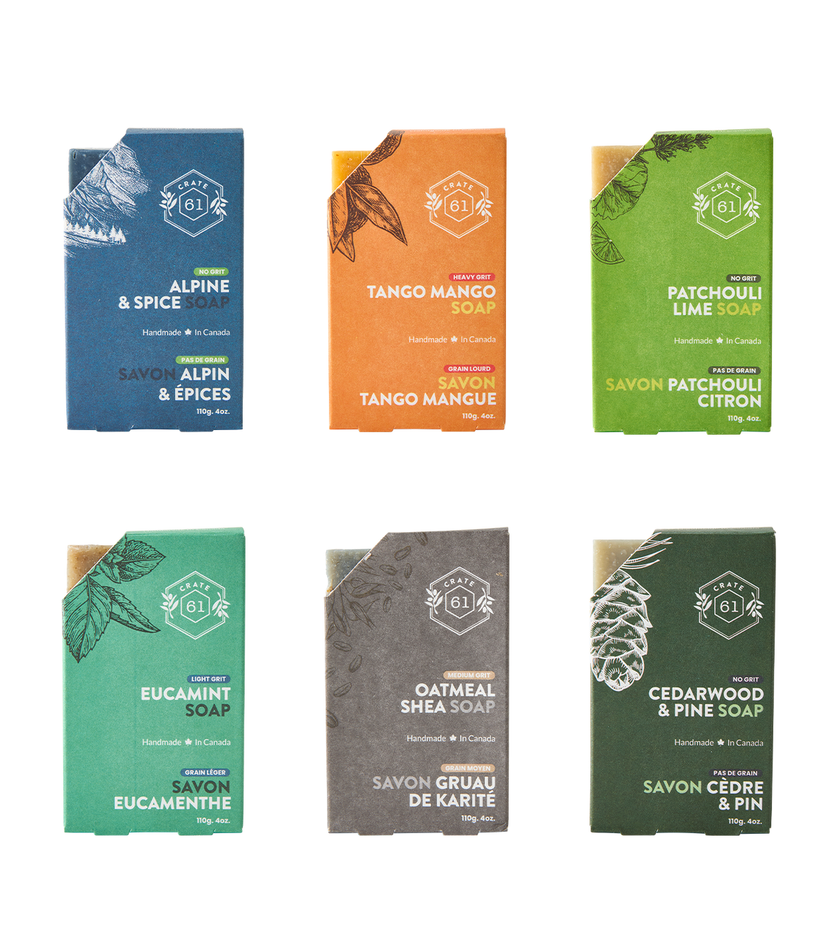 Crate 61 Organics For Him 手工皂 套裝｜日常生活及個人護理 | 海外代購-手工皂-FIT MART 香港智能健康及運動生活用品專門店：筋膜槍、瑜伽輔助工具、智能健身設備