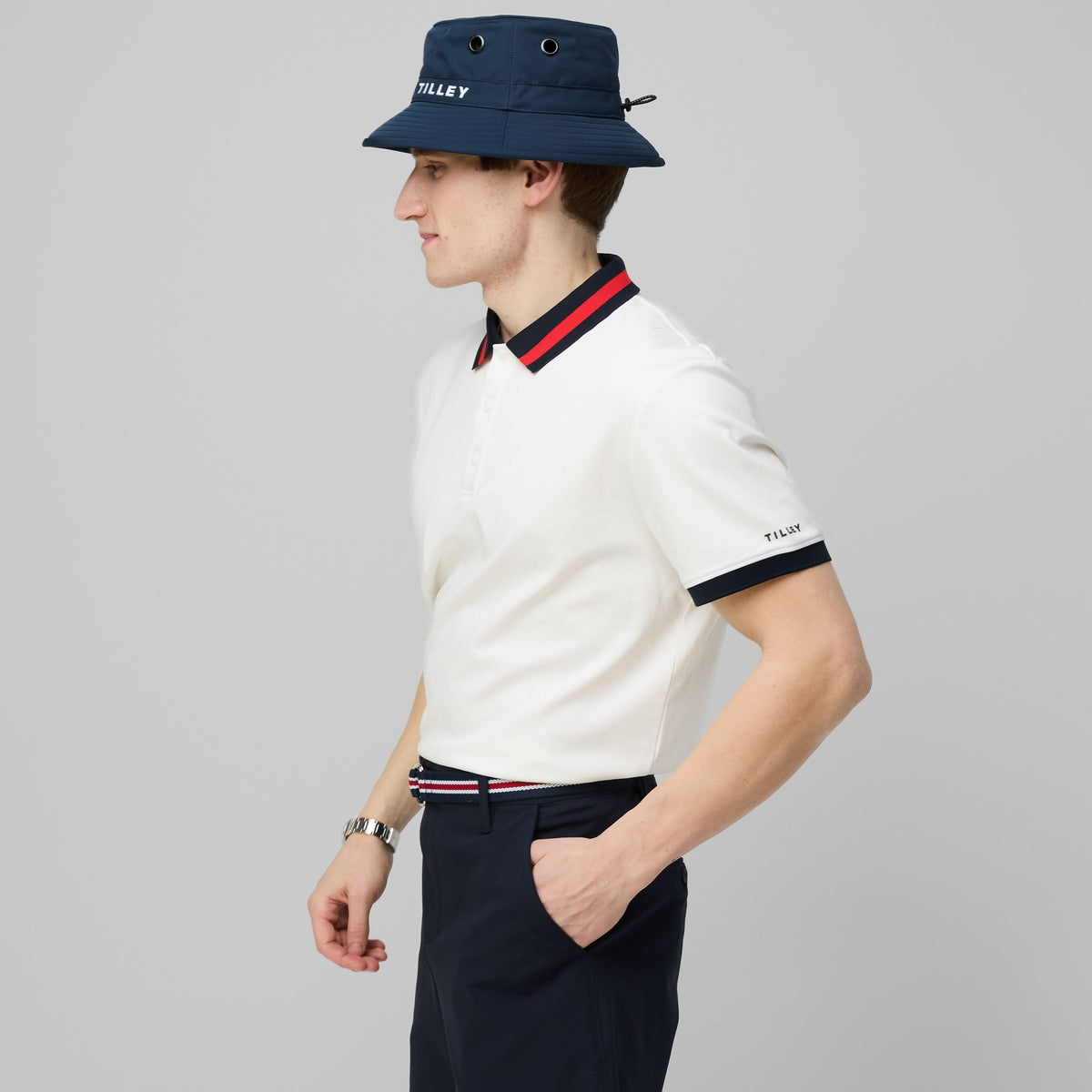 Tilley Supima Pique Stripe Polo 恤｜戶外運動及日常生活 | 海外代購-戶外服飾-FIT MART 香港智能健康及運動生活用品專門店：筋膜槍、瑜伽輔助工具、智能健身設備