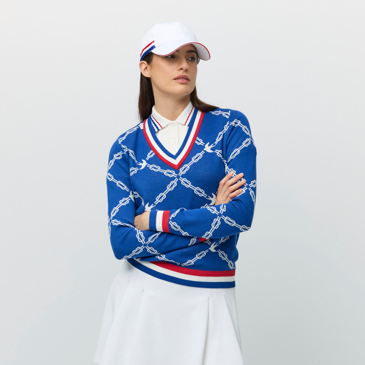 Tilley Jacquard V 領 毛衣｜戶外運動及日常生活 | 海外代購-戶外服飾-FIT MART 香港智能健康及運動生活用品專門店：筋膜槍、瑜伽輔助工具、智能健身設備