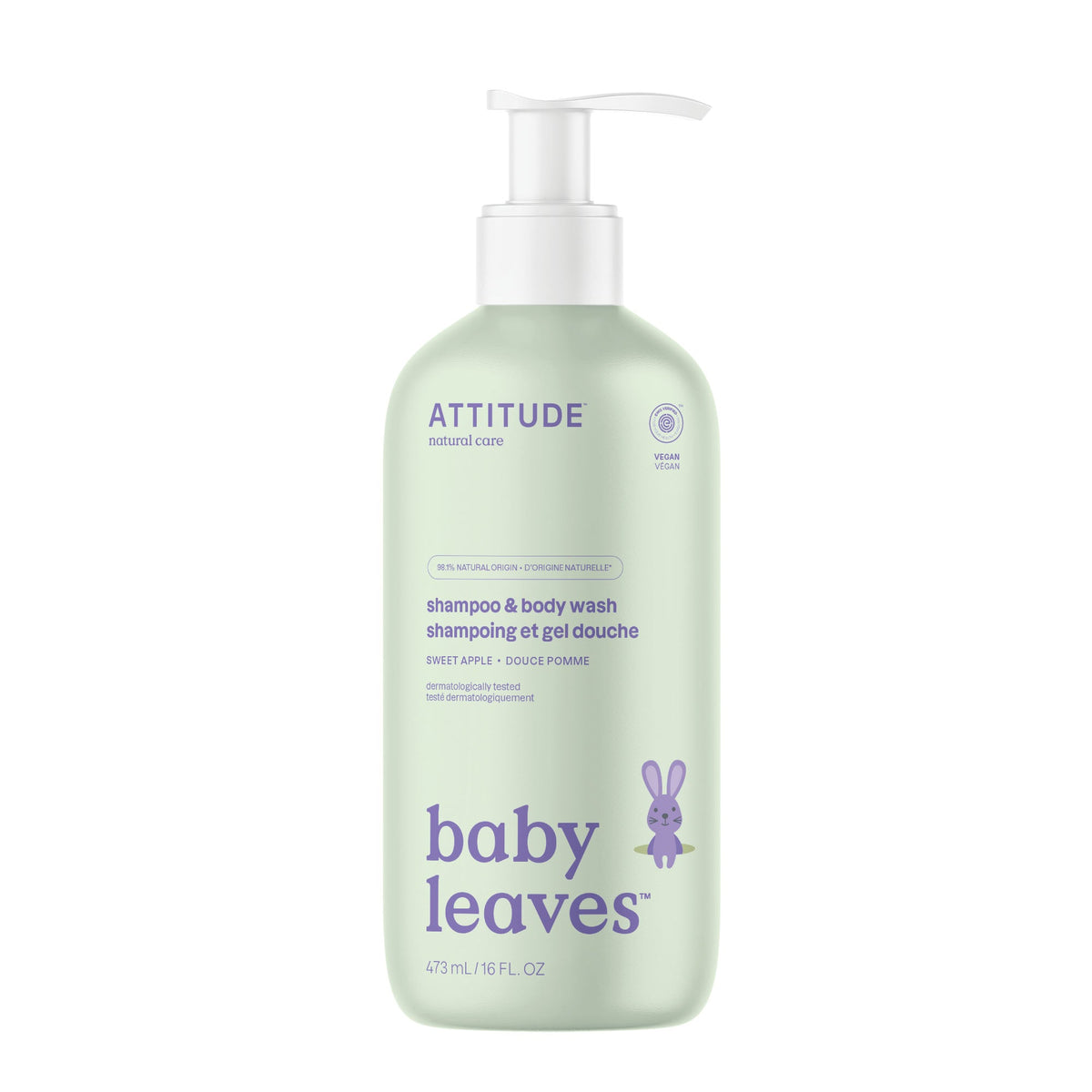 【健康生活精選】ATTITUDE 嬰兒二合一洗頭沐浴露 | 海外代購-母嬰護理-FIT MART 香港智能健康及運動生活用品專門店：筋膜槍、瑜伽輔助工具、智能健身設備