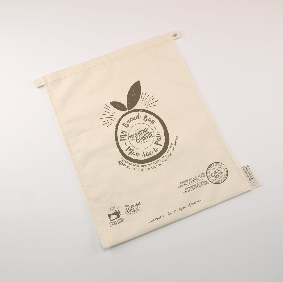 Öko Créations Sac à Pain Réutilisable 可重用生活用品｜日常生活及個人護理 | 海外代購-可重用個人及生活用品-FIT MART 香港智能健康及運動生活用品專門店：筋膜槍、瑜伽輔助工具、智能健身設備