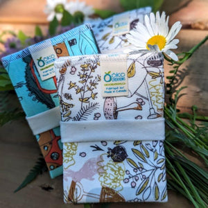 Öko Créations Petits 可重用手帕 à Motif｜Paquet de 4｜日常生活及個人護理 | 海外代購-可重用清潔布-FIT MART 香港智能健康及運動生活用品專門店：筋膜槍、瑜伽輔助工具、智能健身設備
