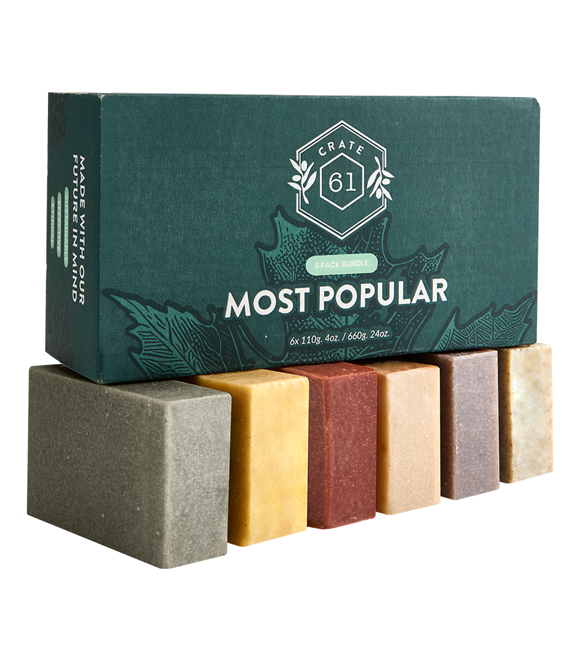 Crate 61 Organics Most Popular 手工皂 套裝｜日常生活及個人護理 | 海外代購-手工皂-FIT MART 香港智能健康及運動生活用品專門店：筋膜槍、瑜伽輔助工具、智能健身設備