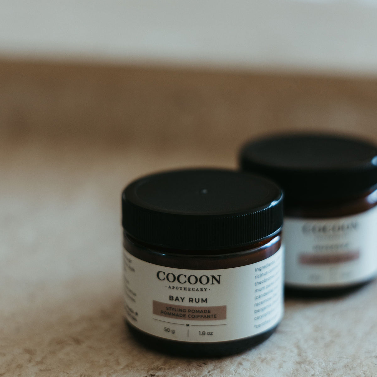 Cocoon Apothecary Bay Rum Styling Pomade 護膚用品｜日常生活及個人護理 | 海外代購-護膚及個人護理用品-FIT MART 香港智能健康及運動生活用品專門店：筋膜槍、瑜伽輔助工具、智能健身設備