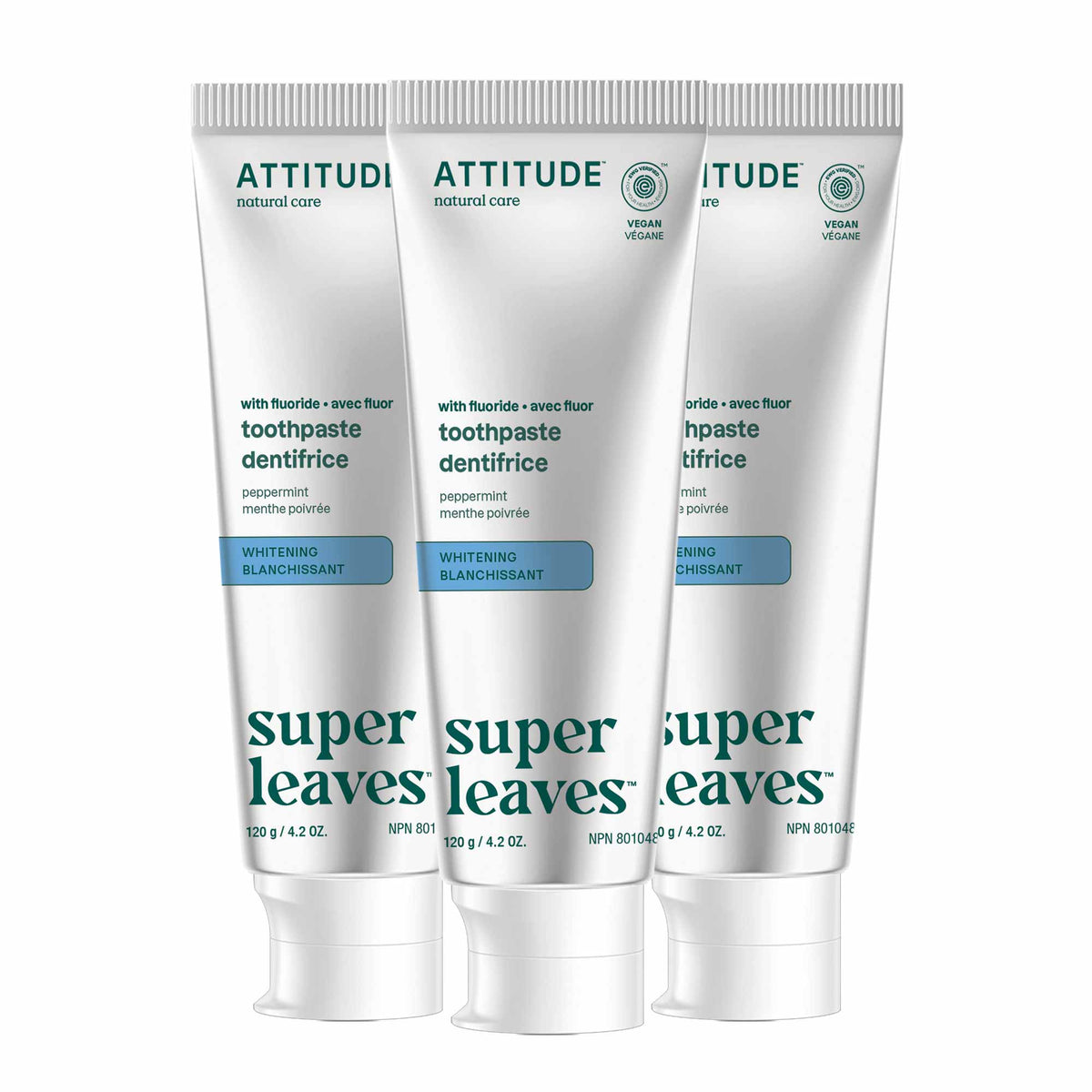 【健康生活精選】ATTITUDE Fluoride 牙膏 3｜Pack | 海外代購-口腔護理-FIT MART 香港智能健康及運動生活用品專門店：筋膜槍、瑜伽輔助工具、智能健身設備