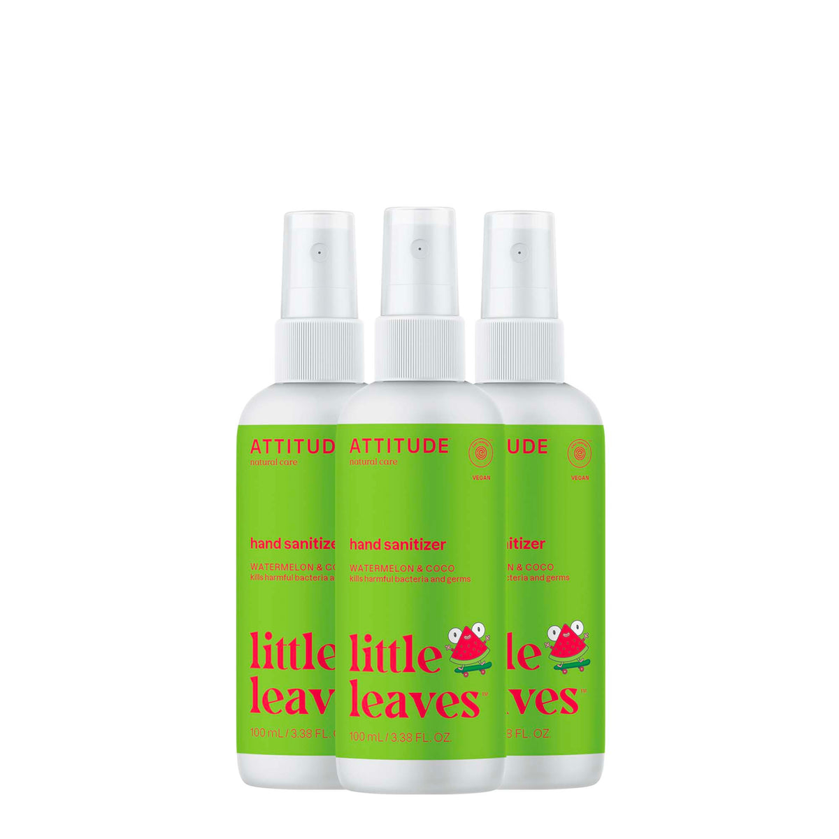 【健康生活精選】ATTITUDE Kids 酒精搓手液 3｜Pack | 海外代購-母嬰護理-FIT MART 香港智能健康及運動生活用品專門店：筋膜槍、瑜伽輔助工具、智能健身設備