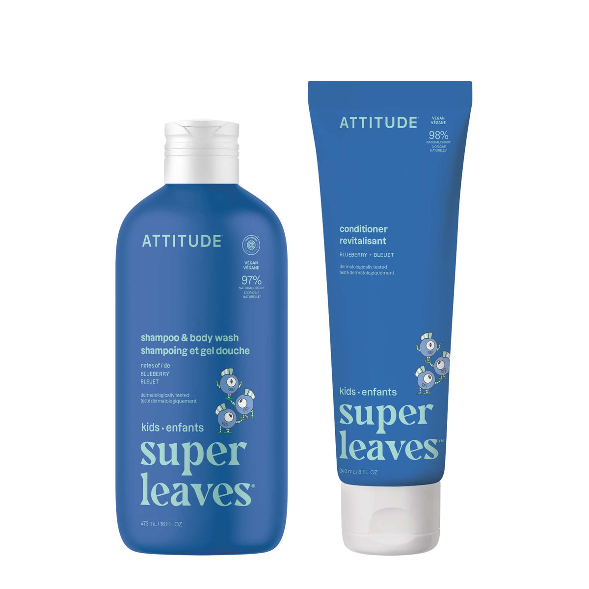 【健康生活精選】ATTITUDE Kids Shower 雙件裝 + 護髮素 | 海外代購-母嬰護理-FIT MART 香港智能健康及運動生活用品專門店：筋膜槍、瑜伽輔助工具、智能健身設備