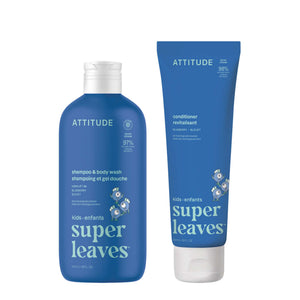 【健康生活精選】ATTITUDE Kids Shower 雙件裝 + 護髮素 | 海外代購-母嬰護理-FIT MART 香港智能健康及運動生活用品專門店：筋膜槍、瑜伽輔助工具、智能健身設備