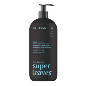 【健康生活精選】ATTITUDE 2｜in｜1 Men 洗頭水 & 護髮素 | 海外代購-頭髮護理-FIT MART 香港智能健康及運動生活用品專門店：筋膜槍、瑜伽輔助工具、智能健身設備