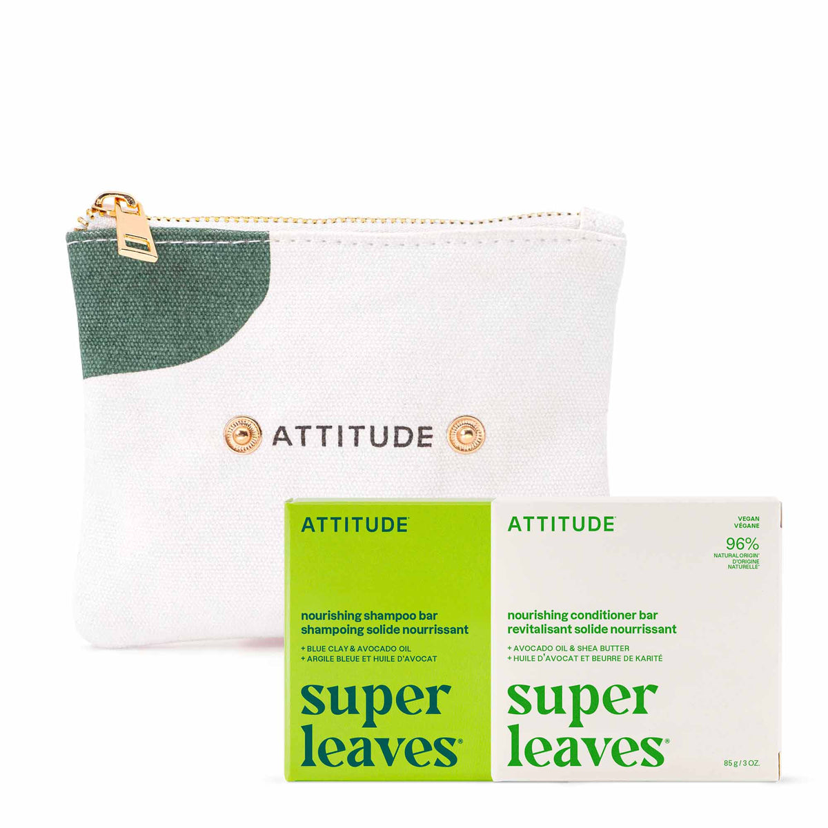 【健康生活精選】ATTITUDE Nourishing Hair 雙件裝｜Bar | 海外代購-頭髮護理-FIT MART 香港智能健康及運動生活用品專門店：筋膜槍、瑜伽輔助工具、智能健身設備